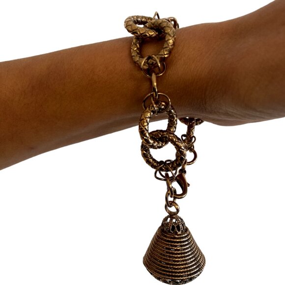 Rose Gold Chain Bracelet, Nouvelle Bijoux (Made in Italy) - Picture 4 of 5
